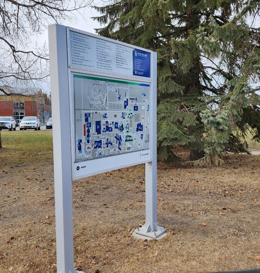 image of the Campus Map Exterior Signage